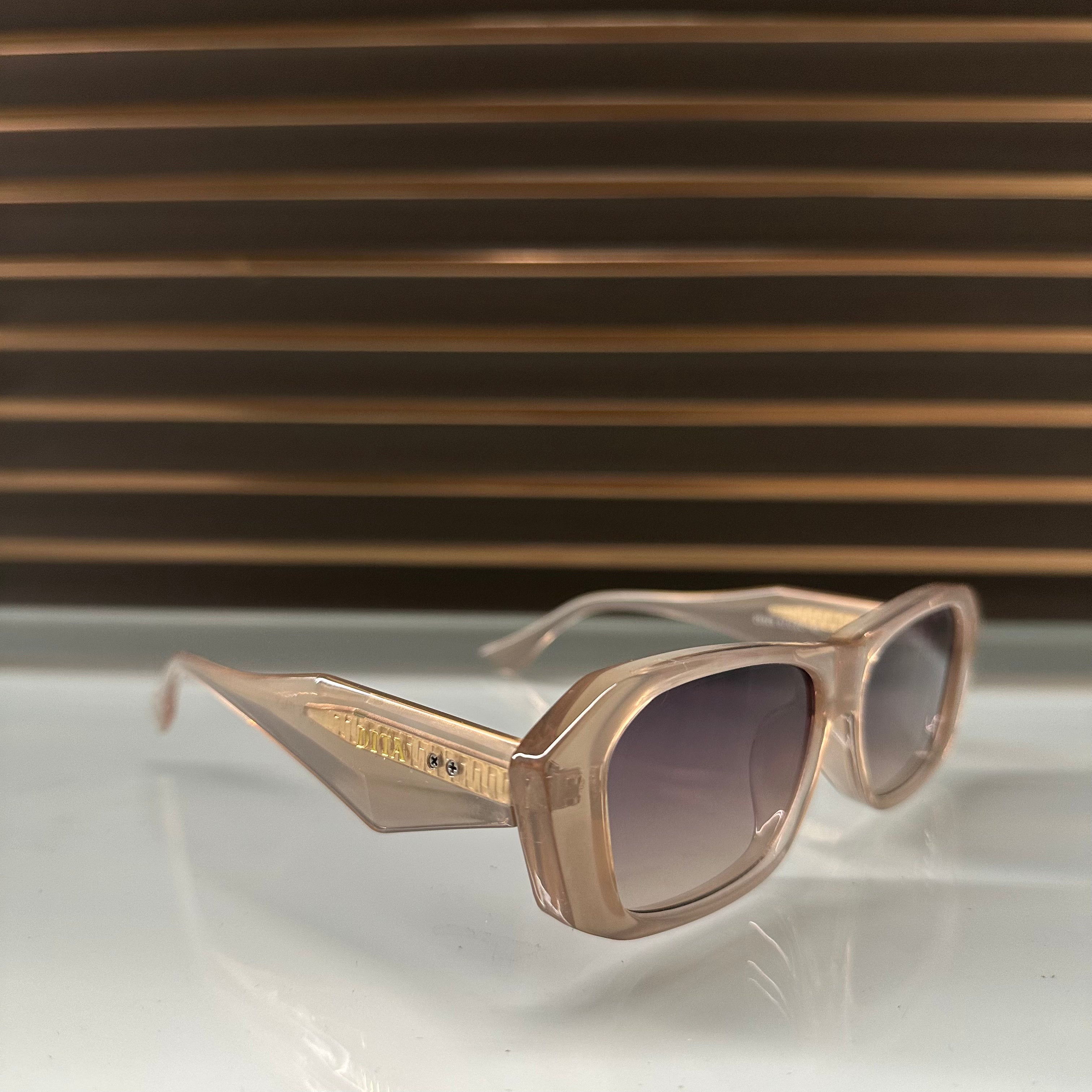 DITA 26326 Sunglasses โ Wolf Ghost & Black Glass with Custom Patterned Design