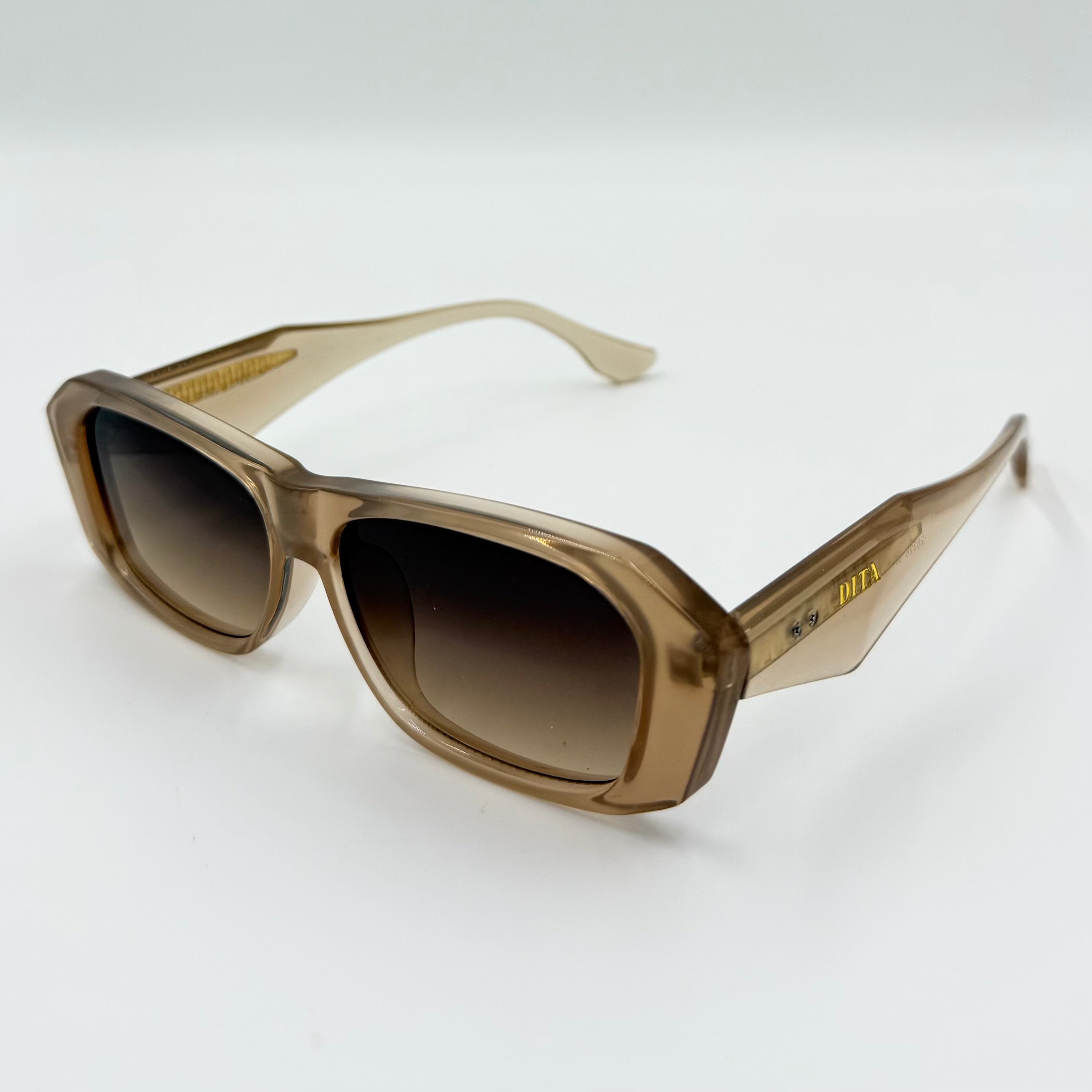 DITA 26326 Sunglasses โ Wolf Ghost & Black Glass with Custom Patterned Design