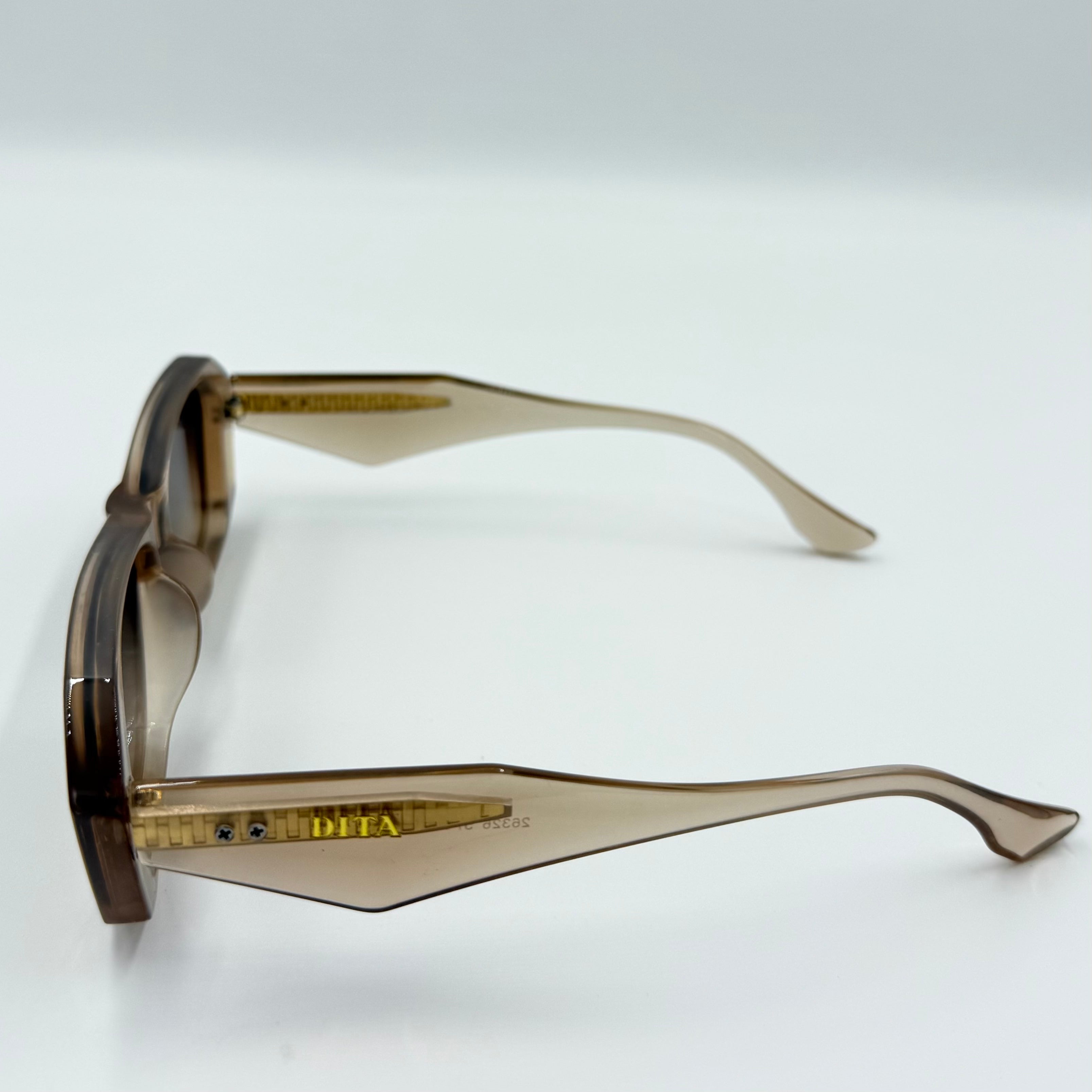 DITA 26326 Sunglasses โ Wolf Ghost & Black Glass with Custom Patterned Design