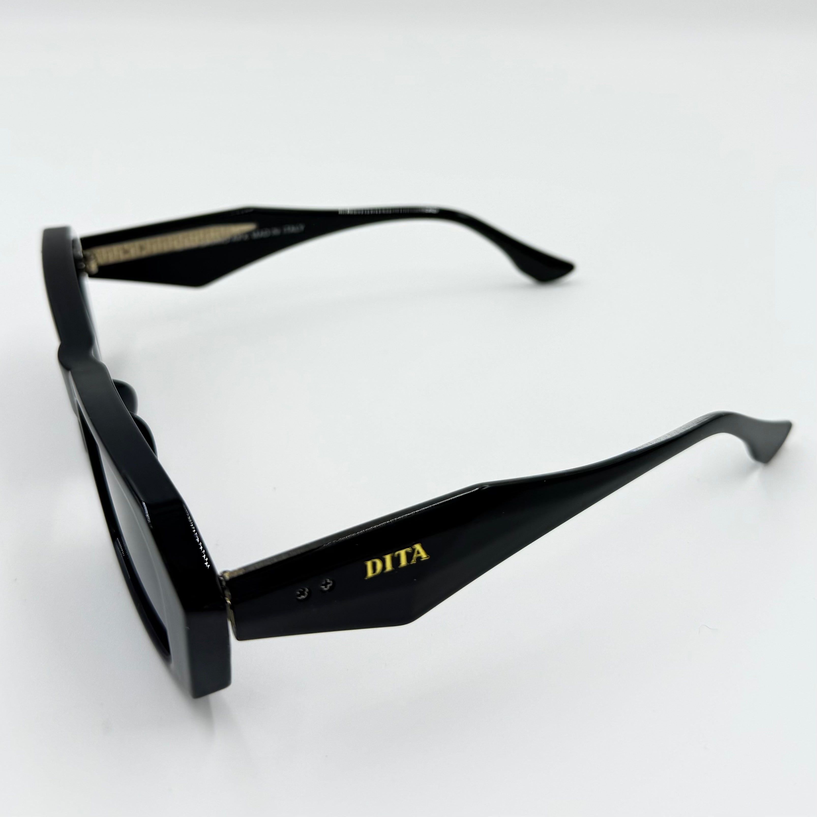 DITA 26326 Sunglasses โ Wolf Ghost & Black Glass with Custom Patterned Design
