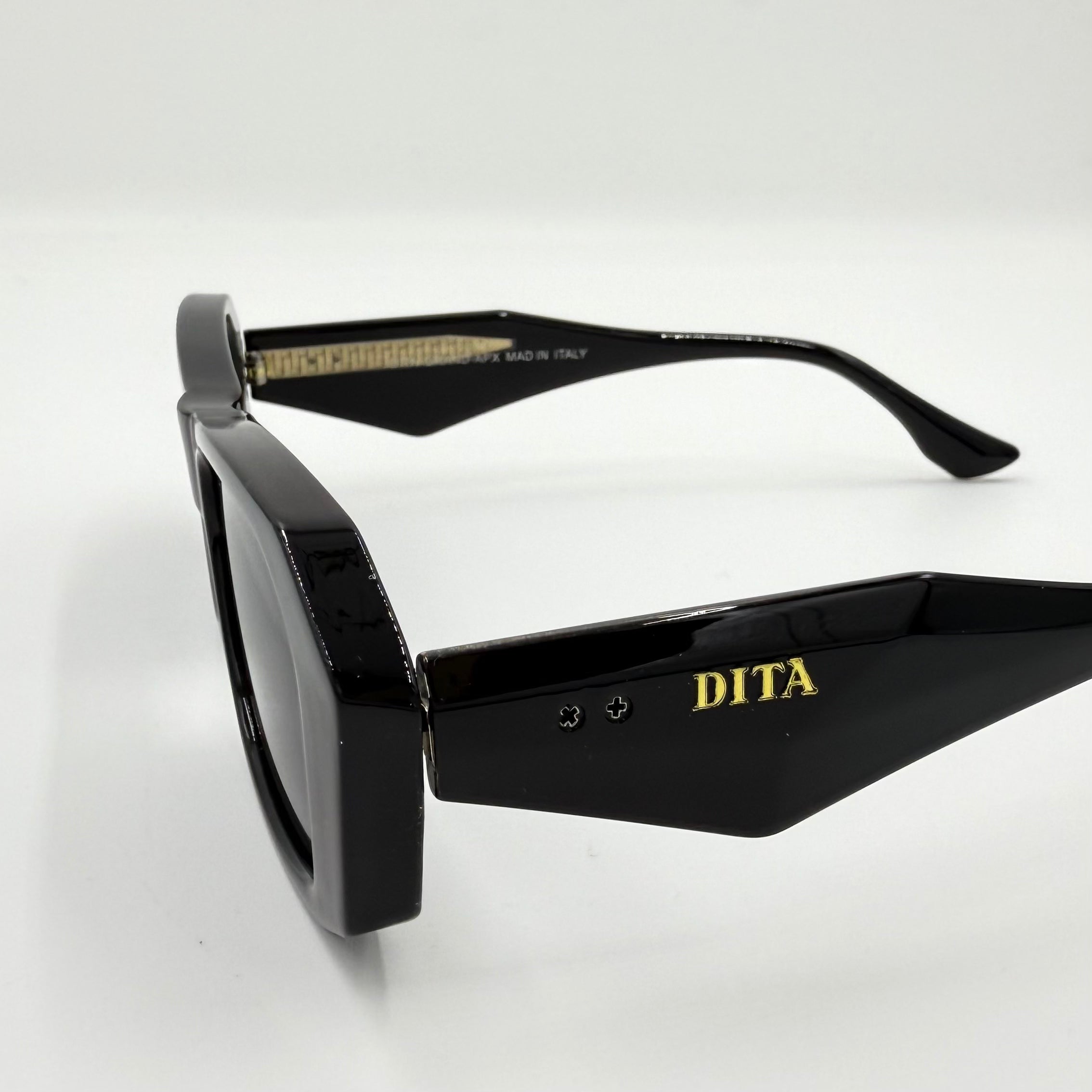 DITA 26326 Sunglasses โ Wolf Ghost & Black Glass with Custom Patterned Design
